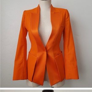 Obzee Kang Jin Young orange blazer